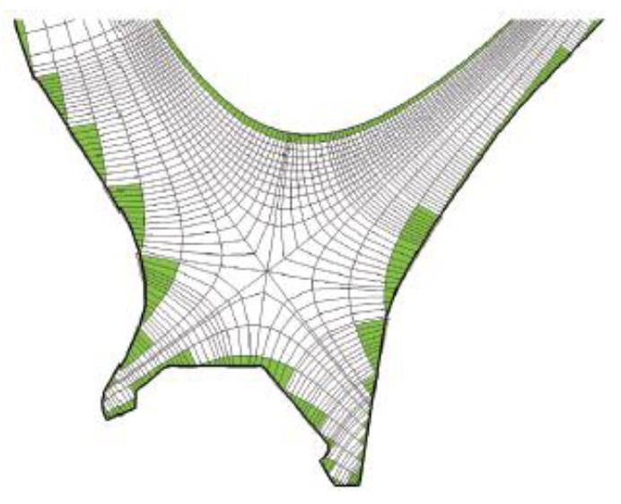 Unstructured grid, vessel mode